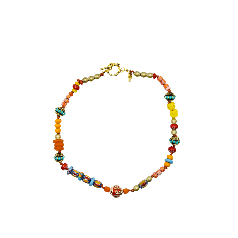 Handmade Saffron Necklace